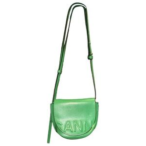 Ganni Green Crossbody Bag